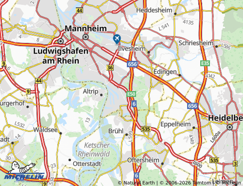 Mapa MICHELIN Rheinau - ViaMichelin