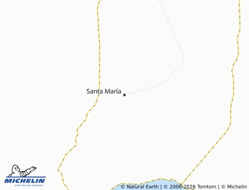 MICHELIN Santa María map - ViaMichelin