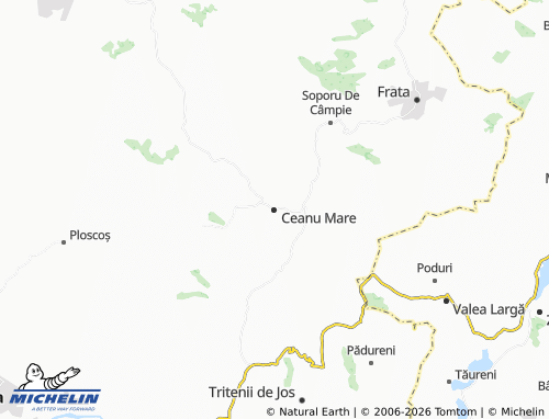 Mappa MICHELIN Ceanu Mare - ViaMichelin