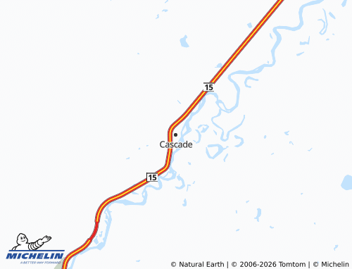 Mapa MICHELIN Cascade - ViaMichelin