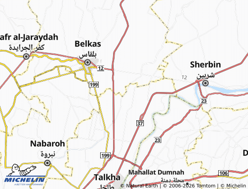 Mapa MICHELIN Kafr Damlash - ViaMichelin