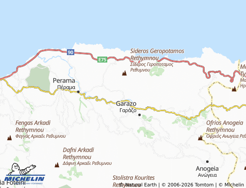Mapa MICHELIN Agia - ViaMichelin