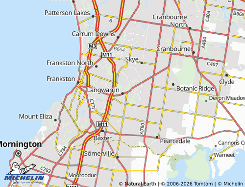 Mapa MICHELIN Langwarrin - ViaMichelin