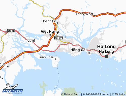 MICHELIN-Landkarte Hùng Thắng - ViaMichelin