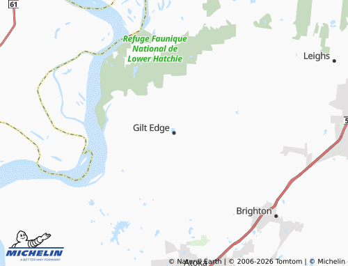 Mapa MICHELIN Gilt Edge - ViaMichelin