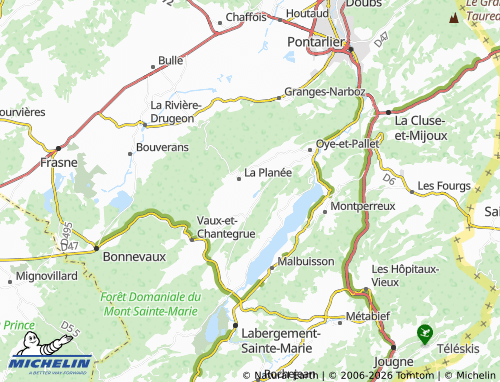 MICHELIN Le Petit Malpas map - ViaMichelin