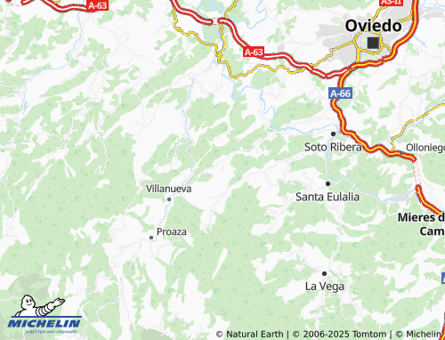 MICHELIN Lavares map - ViaMichelin