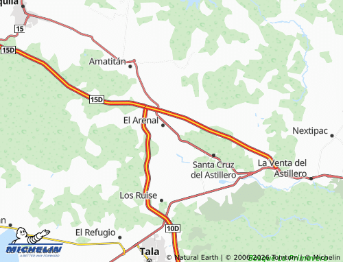 Mappa MICHELIN La Aguacatera - ViaMichelin