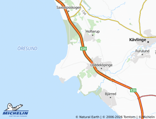 MICHELIN Barsebäck map - ViaMichelin