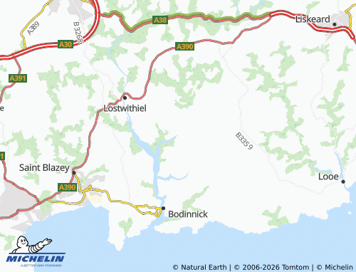 MICHELIN Lerryn map - ViaMichelin