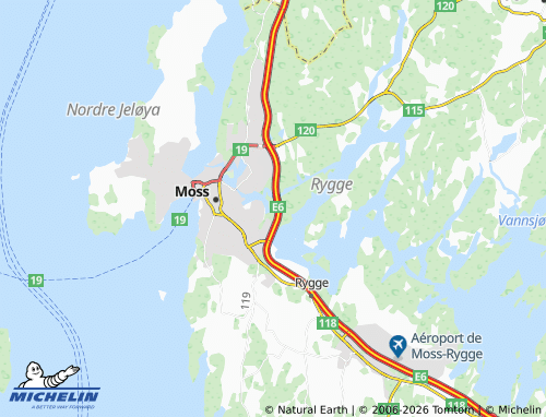 MICHELIN-Landkarte Hanan - ViaMichelin