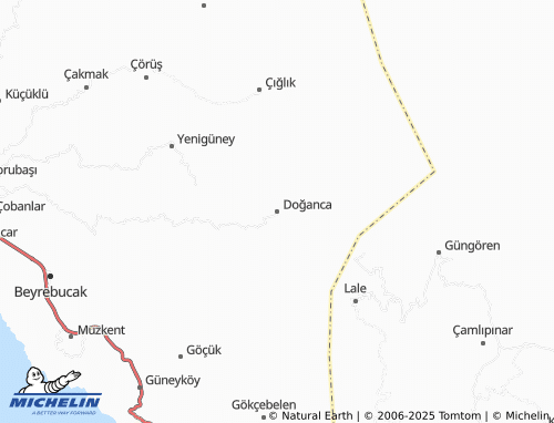 MICHELIN-Landkarte Doğanca - ViaMichelin