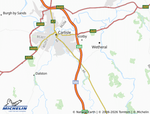 MICHELIN Carleton map - ViaMichelin