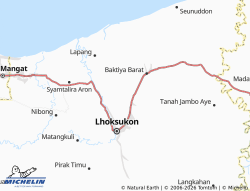 MICHELIN Cot Ara map - ViaMichelin