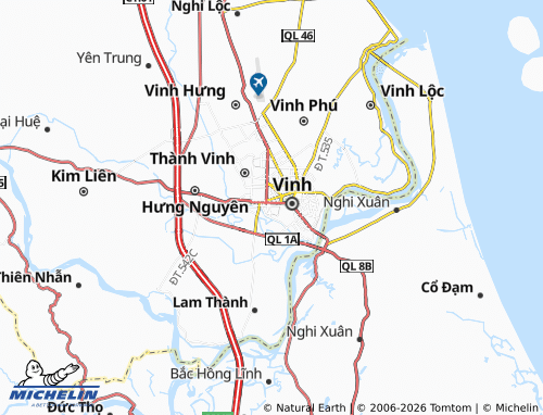Mappa MICHELIN Vinh Tân - ViaMichelin