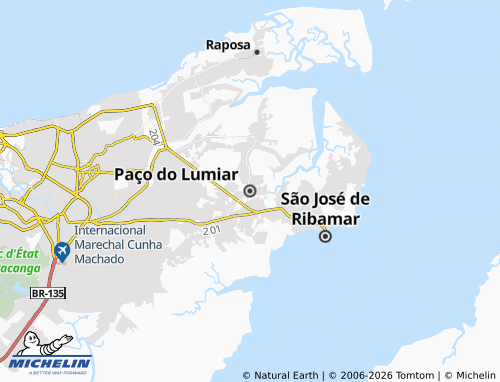 Carte MICHELIN Paço do Lumiar - ViaMichelin