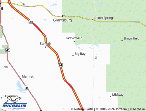 Mappa MICHELIN Big Bay - ViaMichelin