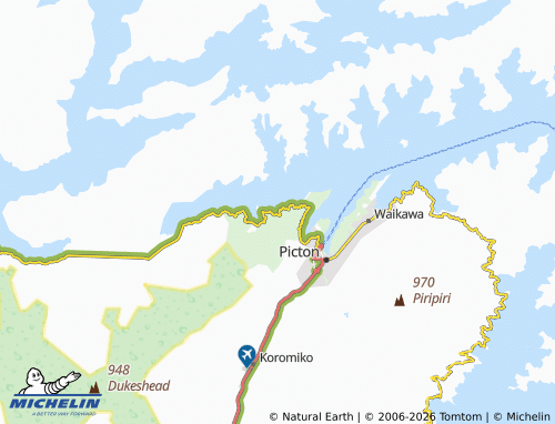 Mapa MICHELIN Whenuanui Bay - ViaMichelin