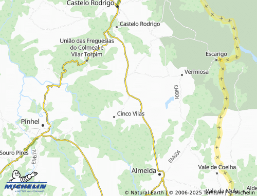 MICHELIN Reigada map - ViaMichelin