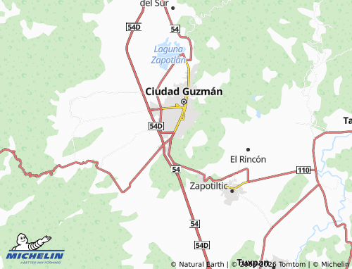 MICHELIN Tepetates map - ViaMichelin