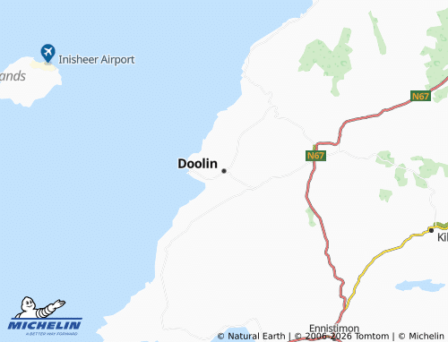 Mapa MICHELIN Doolin - ViaMichelin