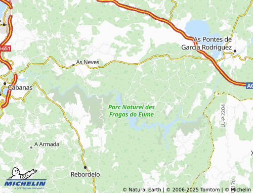 Mapa MICHELIN A Bouza - ViaMichelin