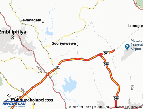 Mapa MICHELIN Viharagala - ViaMichelin