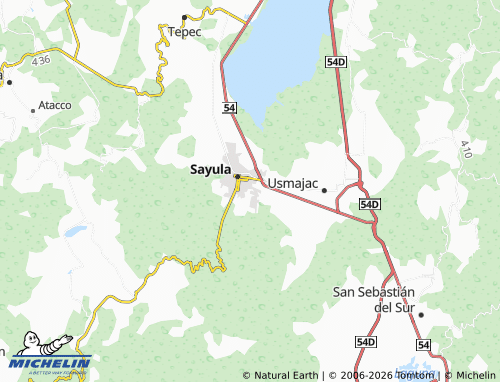 MICHELIN El Amaqueño map - ViaMichelin