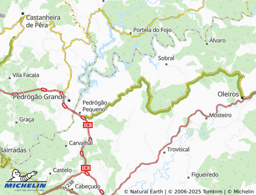 MICHELIN-Landkarte Bravo - ViaMichelin