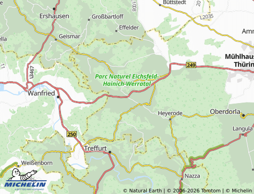MICHELIN Katharinenberg map - ViaMichelin