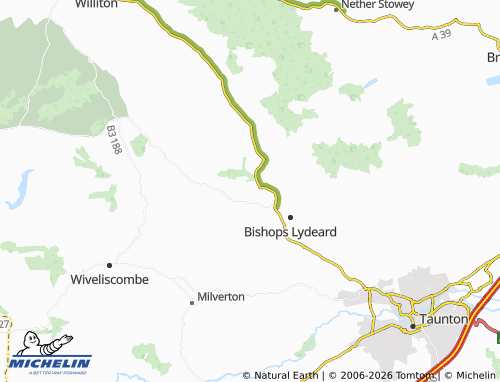 Carte MICHELIN Combe Florey - ViaMichelin