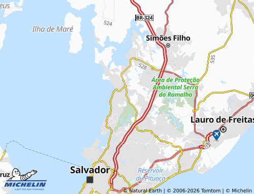 Mappa MICHELIN Boca da Mata de Valéria - ViaMichelin