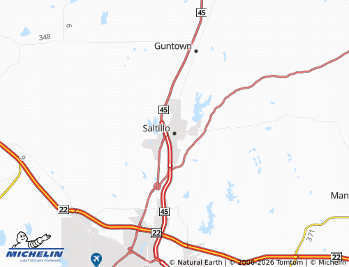 Mapa MICHELIN Saltillo - ViaMichelin