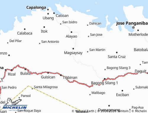 MICHELIN Tanawan map - ViaMichelin