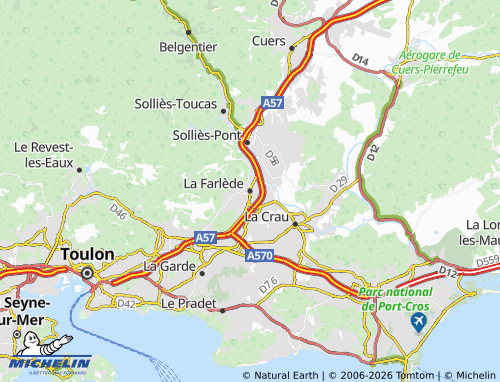 Mappa MICHELIN La Farlède - ViaMichelin