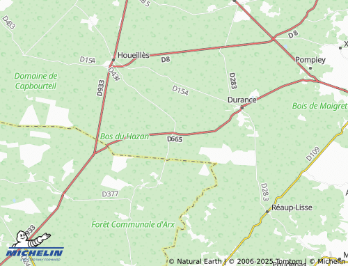 MICHELIN Boussès map - ViaMichelin