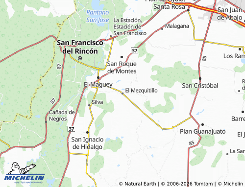 Mappa MICHELIN El Mezquitillo - ViaMichelin