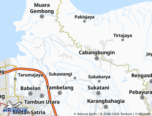 Carte MICHELIN Sindang Jaya - ViaMichelin
