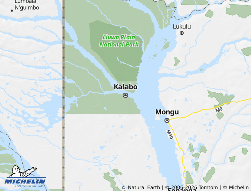 MICHELIN-Landkarte Kalabo - ViaMichelin