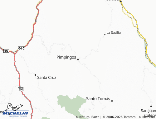 MICHELIN Pimpingos map - ViaMichelin