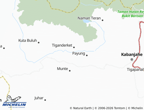 MICHELIN Batukarang map - ViaMichelin