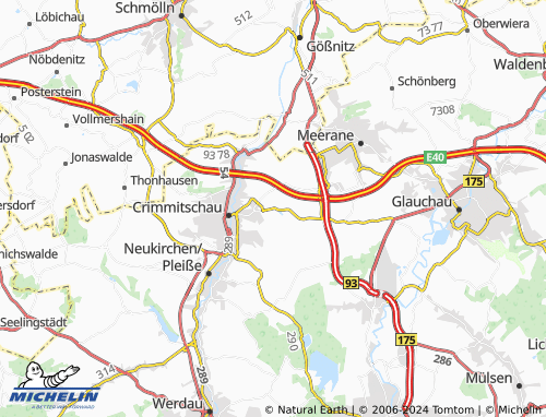 Carte MICHELIN Gablenz - ViaMichelin