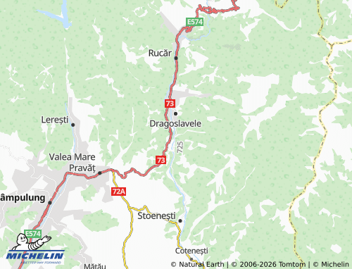 MICHELIN Valea Hotarului map - ViaMichelin