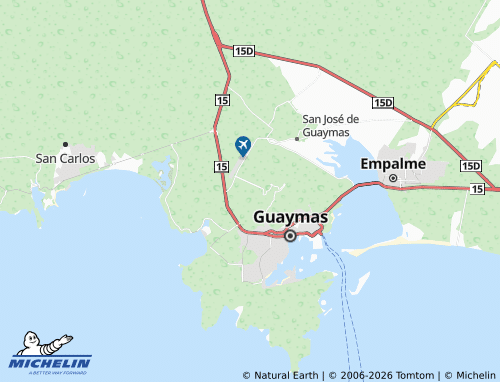 MICHELIN Carlos Romero Deschamps map - ViaMichelin