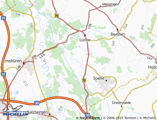 Carte MICHELIN Heitel - ViaMichelin