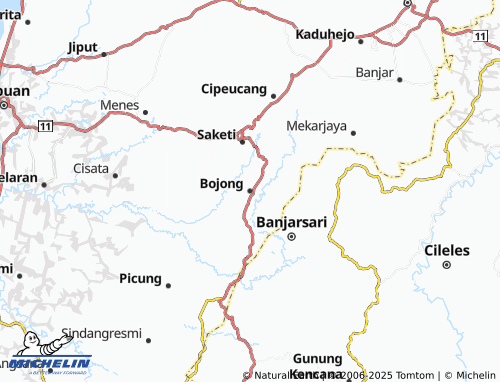 MICHELIN Bojong map - ViaMichelin