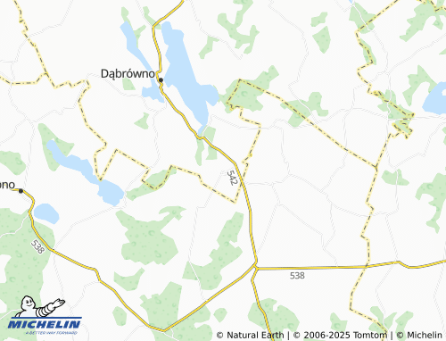Mappa MICHELIN Brzeźno Mazurskie - ViaMichelin