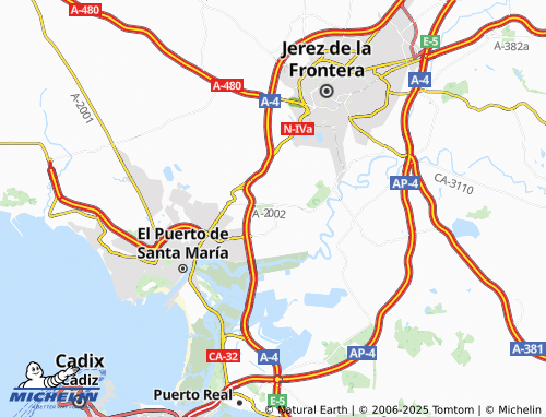 MICHELIN Manchón de Hierro map - ViaMichelin