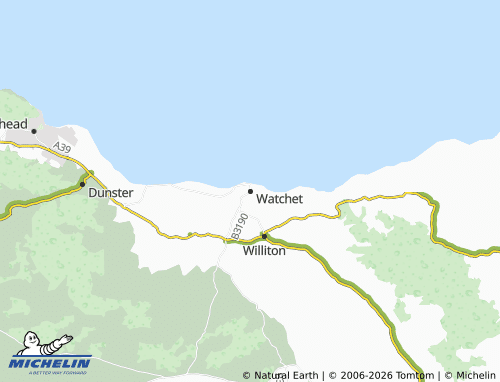 Carte MICHELIN Watchet - ViaMichelin