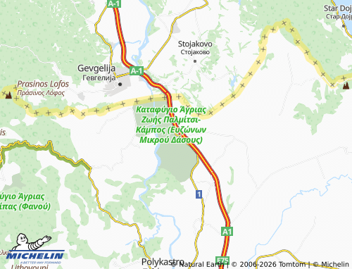 Carte MICHELIN Evzonoi - ViaMichelin